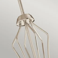 LED Kronleuchter Glas Metall IP44 B: 71,1 cm Bad Wohnzimmer