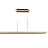 LED Pendelleuchte Aluminium Gold Schwarz 3000 K 120 cm