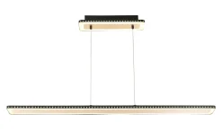 LED Pendelleuchte Aluminium Gold Schwarz 3000 K 120 cm