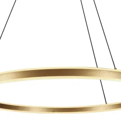 LED Pendelleuchte Metall Kunststoff Ø100 cm 80 W 2700 K