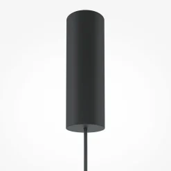 LED Pendelleuchte Metall Rauchglas H: max. 348 cm BRUNO