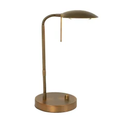 LED Schreibtischlampe Metall Glas 46 cm 10 W dimmbar