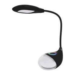 LED Schreibtischlampe RGB Fuß Touch Dimmer Flexarm 32 cm