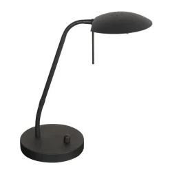 LED Schreibtischleuchte dimmbar Schwarz 46 cm 2700 K