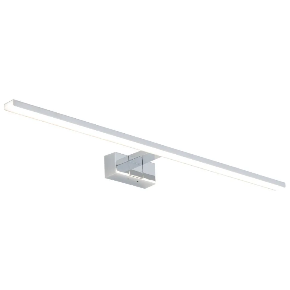 LED Spiegelleuchte IP44 Chrom 3000 K 1100 lm Aluminium
