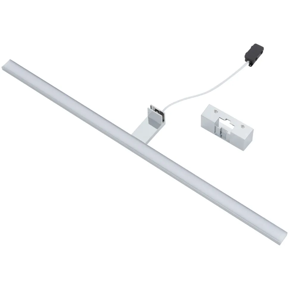 LED Spiegelleuchte IP44 Chrom 3000 K 1100 lm Aluminium