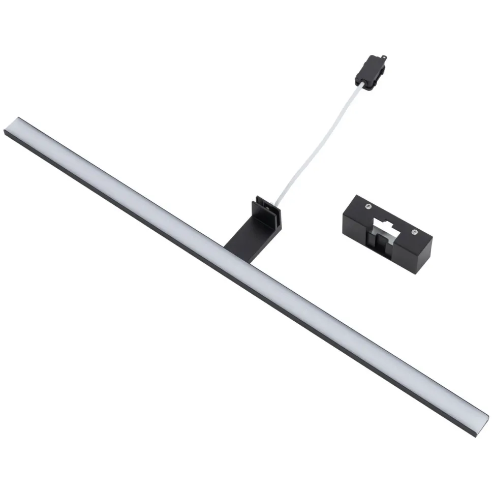 LED Spiegelleuchte IP44 Schwarz 4000 K neutralweiß