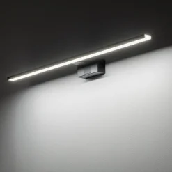 LED Spiegelleuchte IP44 Schwarz 4000 K neutralweiß