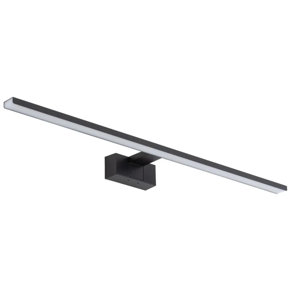 LED Spiegelleuchte IP44 Schwarz 3000 K 1050 lm warmweiß