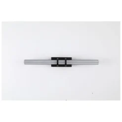 LED Spiegelleuchte Metall Glas Schwarz IP44 B:46,5 cm