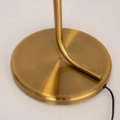 LED Stehlampe Glas Metall warmweißes Licht 3000 K