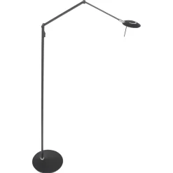 LED Stehlampe Modern Schwarz 185 cm beweglich dimmbar