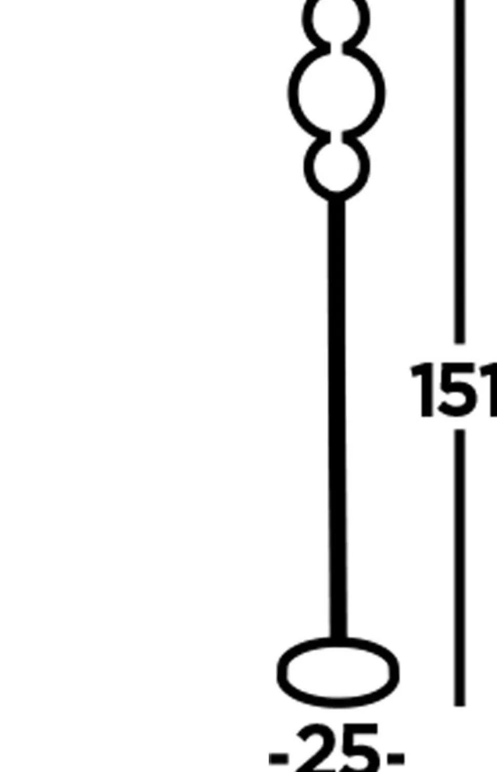 LED Stehleuchte 3000 K 151 cm Glas Metall Chrom Weiß