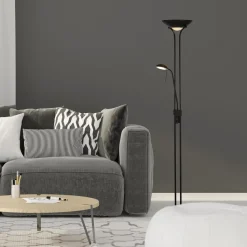 LED Stehleuchte Leselampe 180 cm Schwarz 3000 K 1887 lm