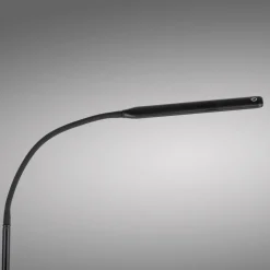 LED Stehleuchte Metall Schwarz Touch 125 cm verstellbar