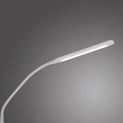 LED Stehleuchte Metall Weiß Touch 125 cm verstellbar