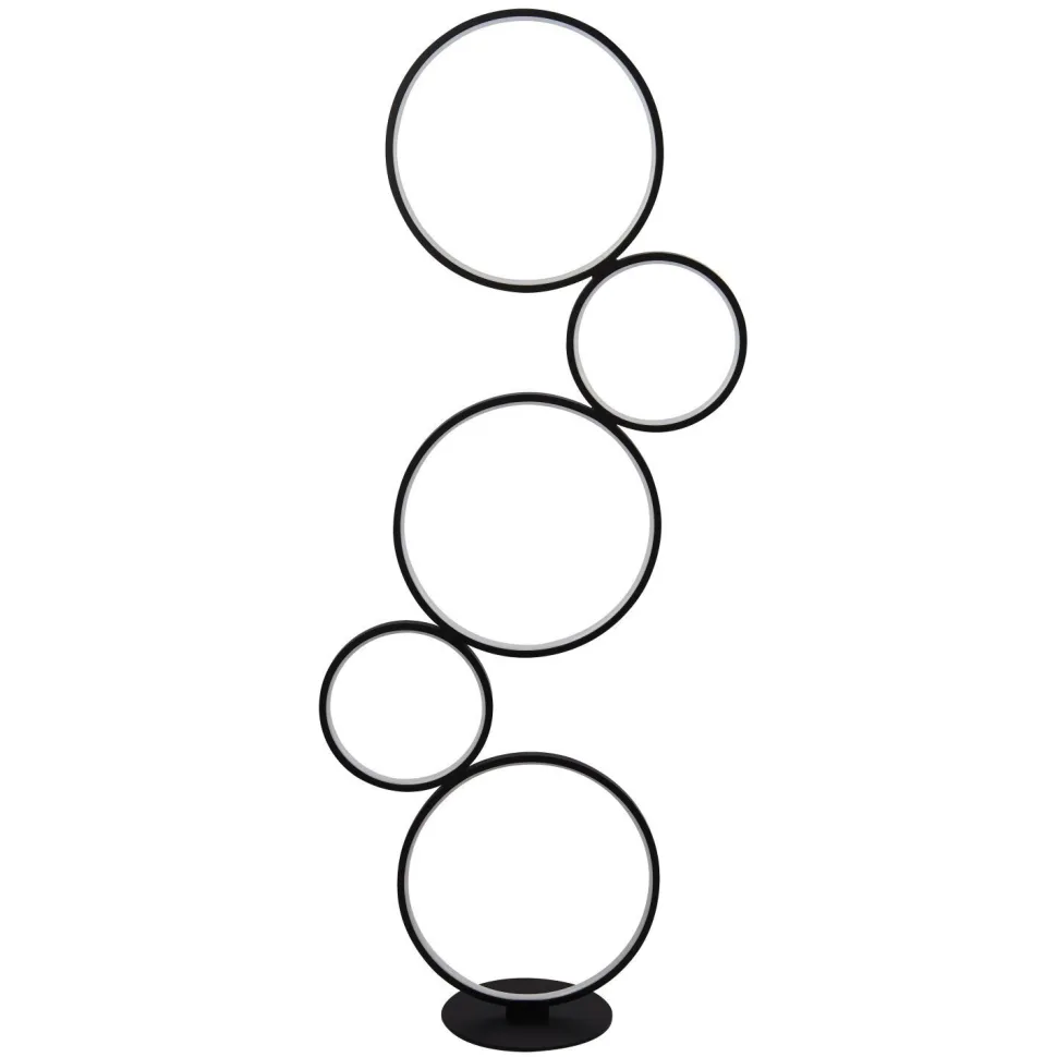 LED Stehleuchte mit Dimmer 116 cm Schwarz Weiß 3000 K