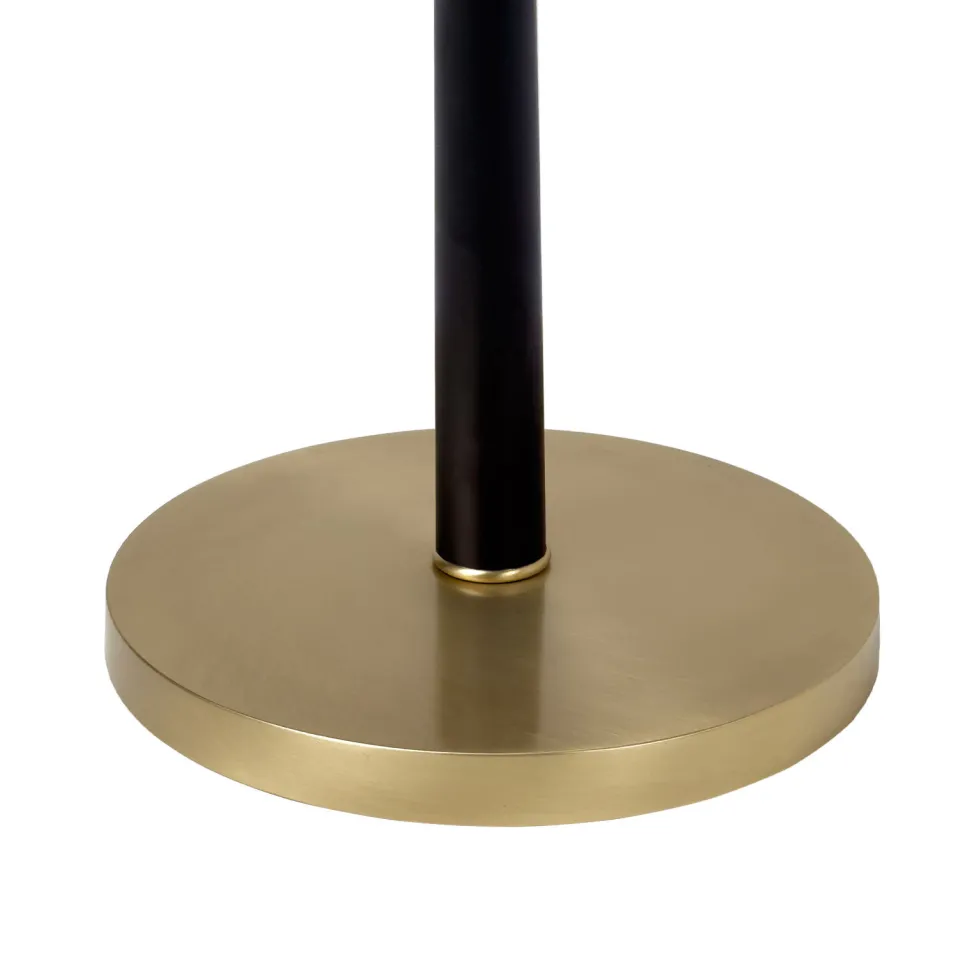 LED Stehleuchte Wohnzimmer 145 cm Eisen Messing massiv