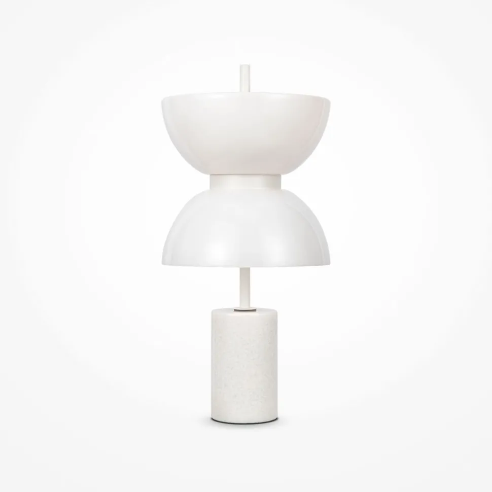 LED Tischlampe Glas Metall 3000 K warmweiß 500 lm rund