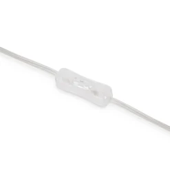 LED Tischlampe Glas Metall 3000 K warmweiß 500 lm rund