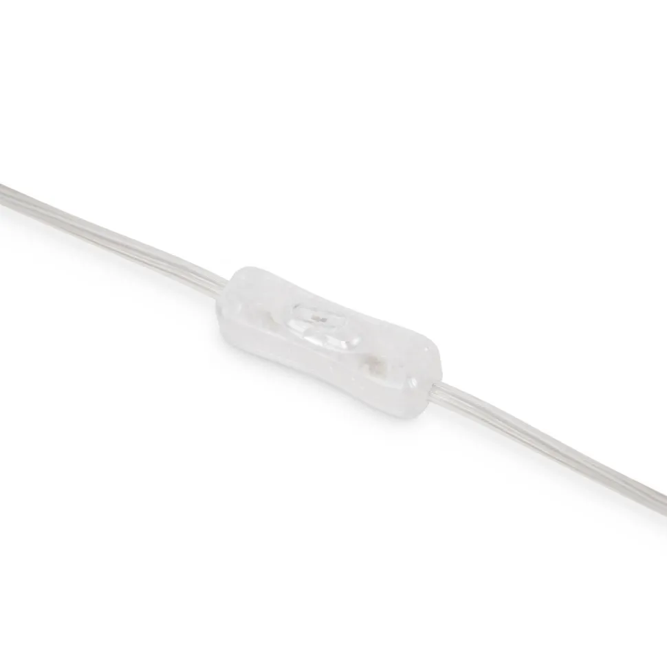 LED Tischlampe Glas Metall 3000 K warmweiß 500 lm rund