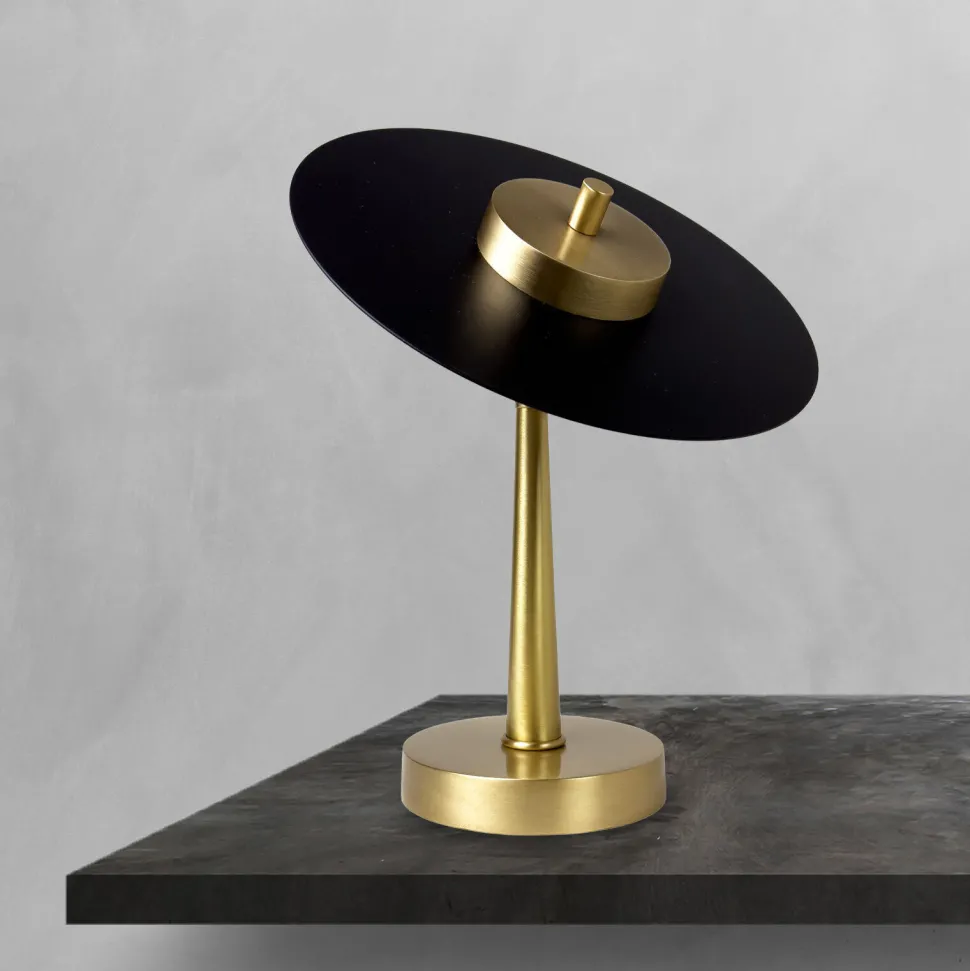 LED Tischlampe Messing Eisen H: 28 cm 2700 K Modern