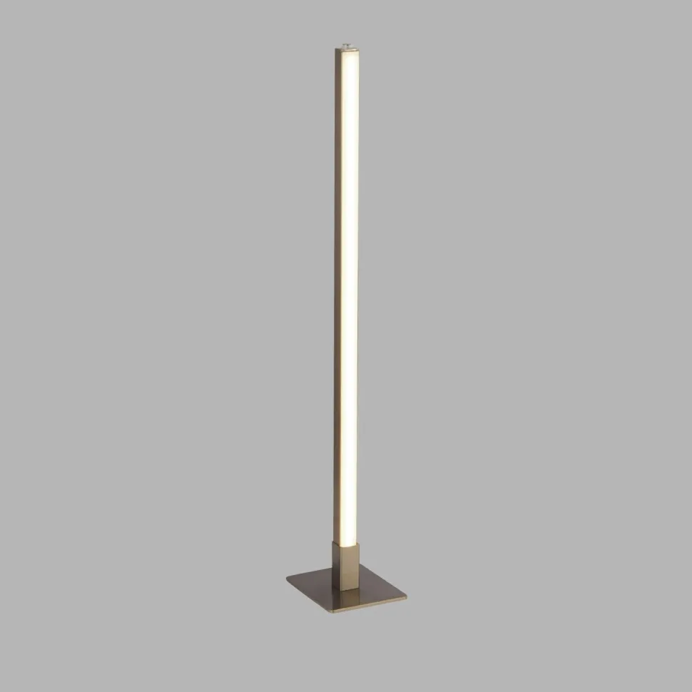 LED Tischlampe mit Touch Funktion 50 cm in Silber matt