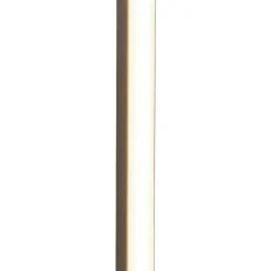 LED Tischlampe mit Touch Funktion 50 cm in Silber matt