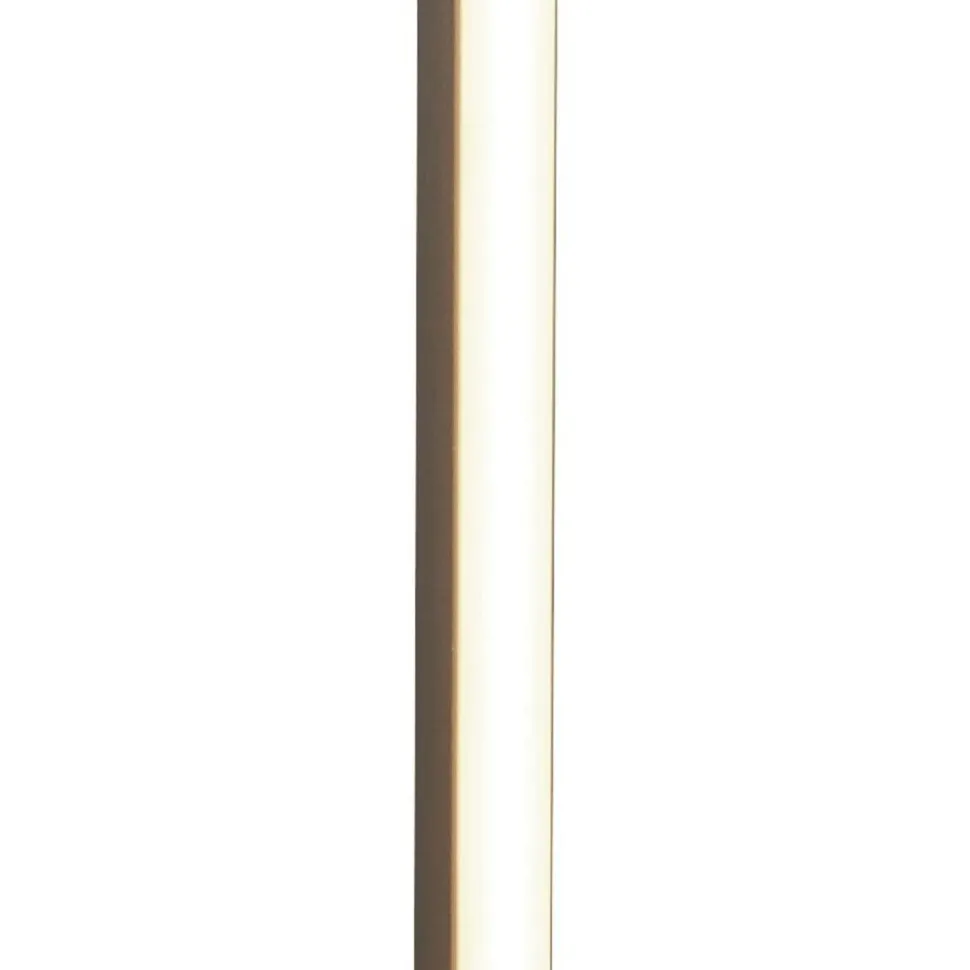 LED Tischlampe mit Touch Funktion 50 cm in Silber matt