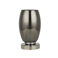 LED Tischlampe Rauchglas H: 20,5 cm Ø 11,5 cm 3000 K