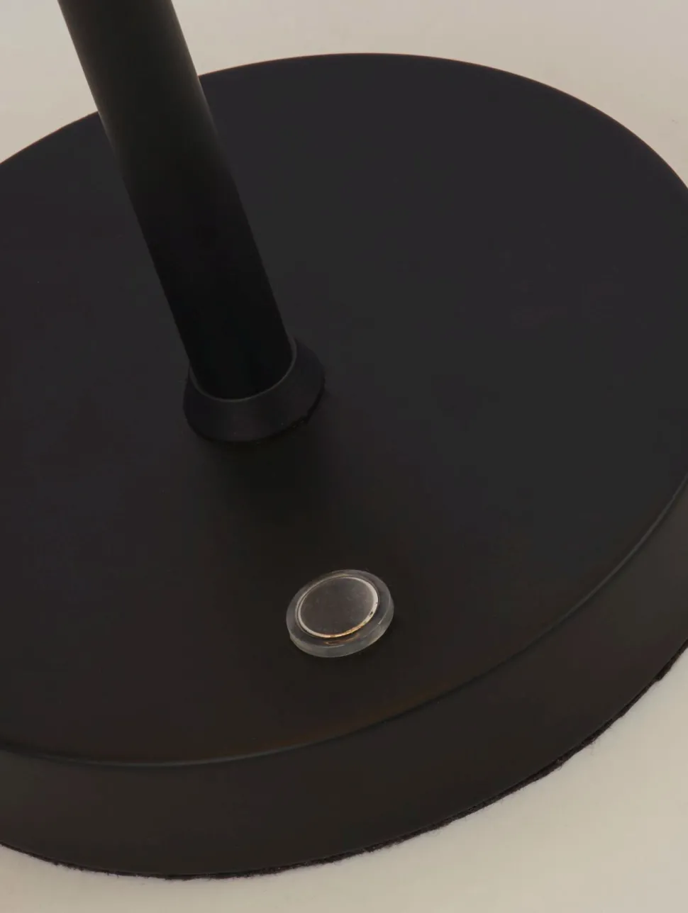 LED Tischlampe Touch Dimmer Schwarz Rauchgrau 39 cm