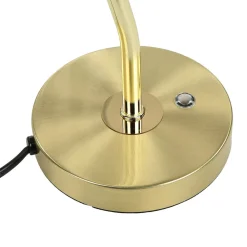 LED Tischleuchte Messing Matt