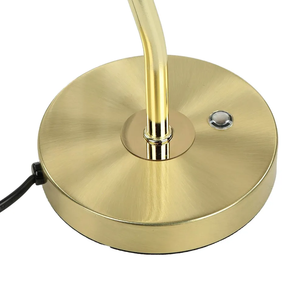 LED Tischleuchte Messing Matt