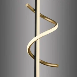 LED Tischleuchte Metall 3000 K 2100 lm Schwarz Messing