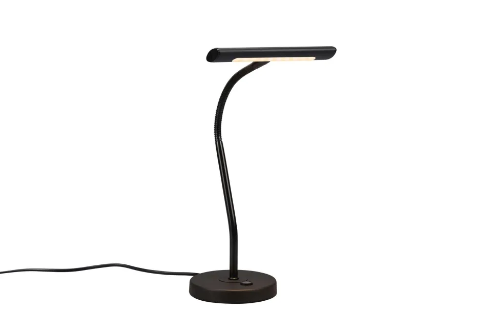 LED Tischleuchte Schwarz Touch Dimmer Metall 4 W 35 cm