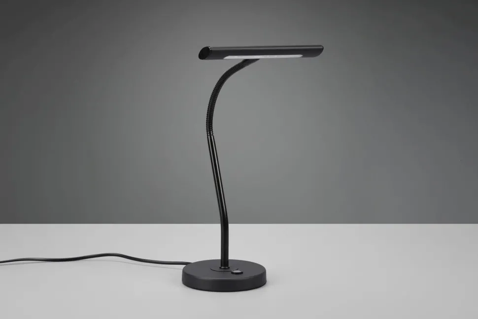 LED Tischleuchte Schwarz Touch Dimmer Metall 4 W 35 cm