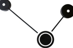 LED Wandlampe Aluminium dimmbar H:44 cm 3000 K Schwarz