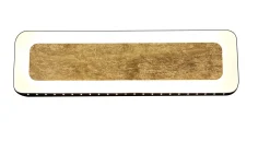 LED Wandlampe Aluminium Gold Schwarz 3000 K B:40 cm