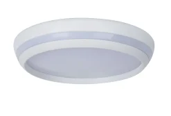 LED Wandlampe Aluminium Weiß RGB Bluetooth Ø35 cm