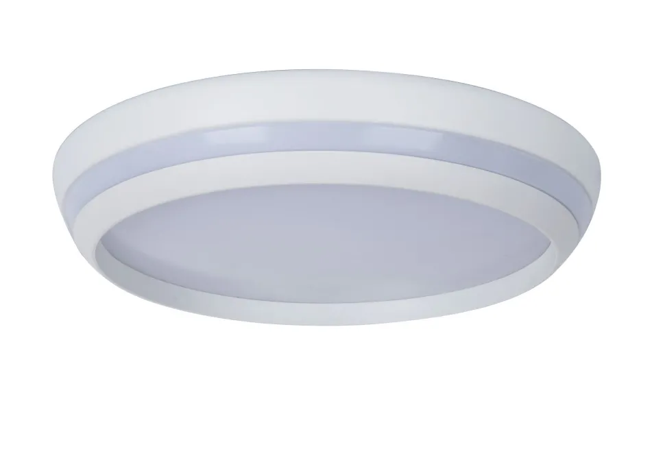 LED Wandlampe Aluminium Weiß RGB Bluetooth Ø35 cm