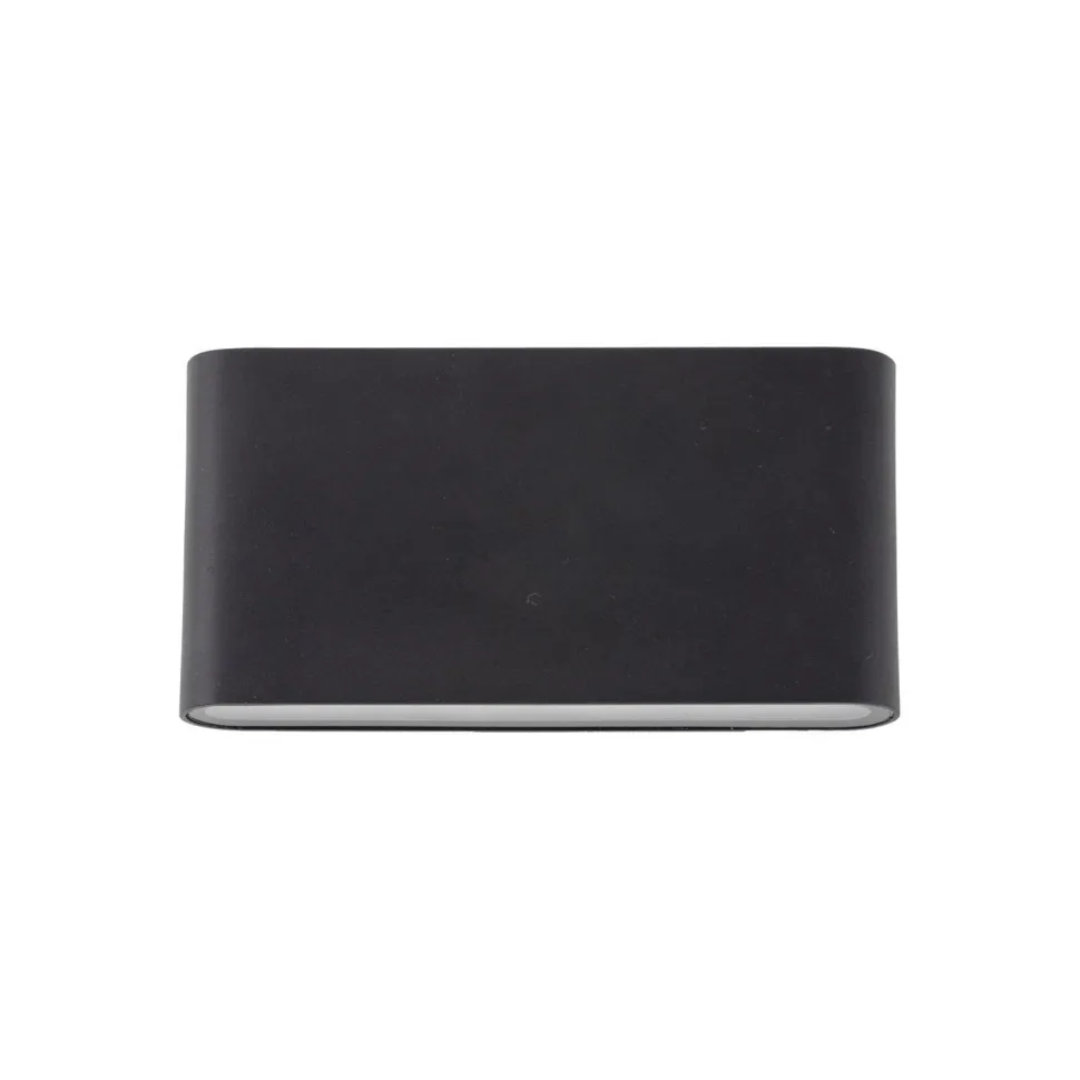 LED Wandlampe außen Metall Schwarz 17,5 cm IP54 Up Down