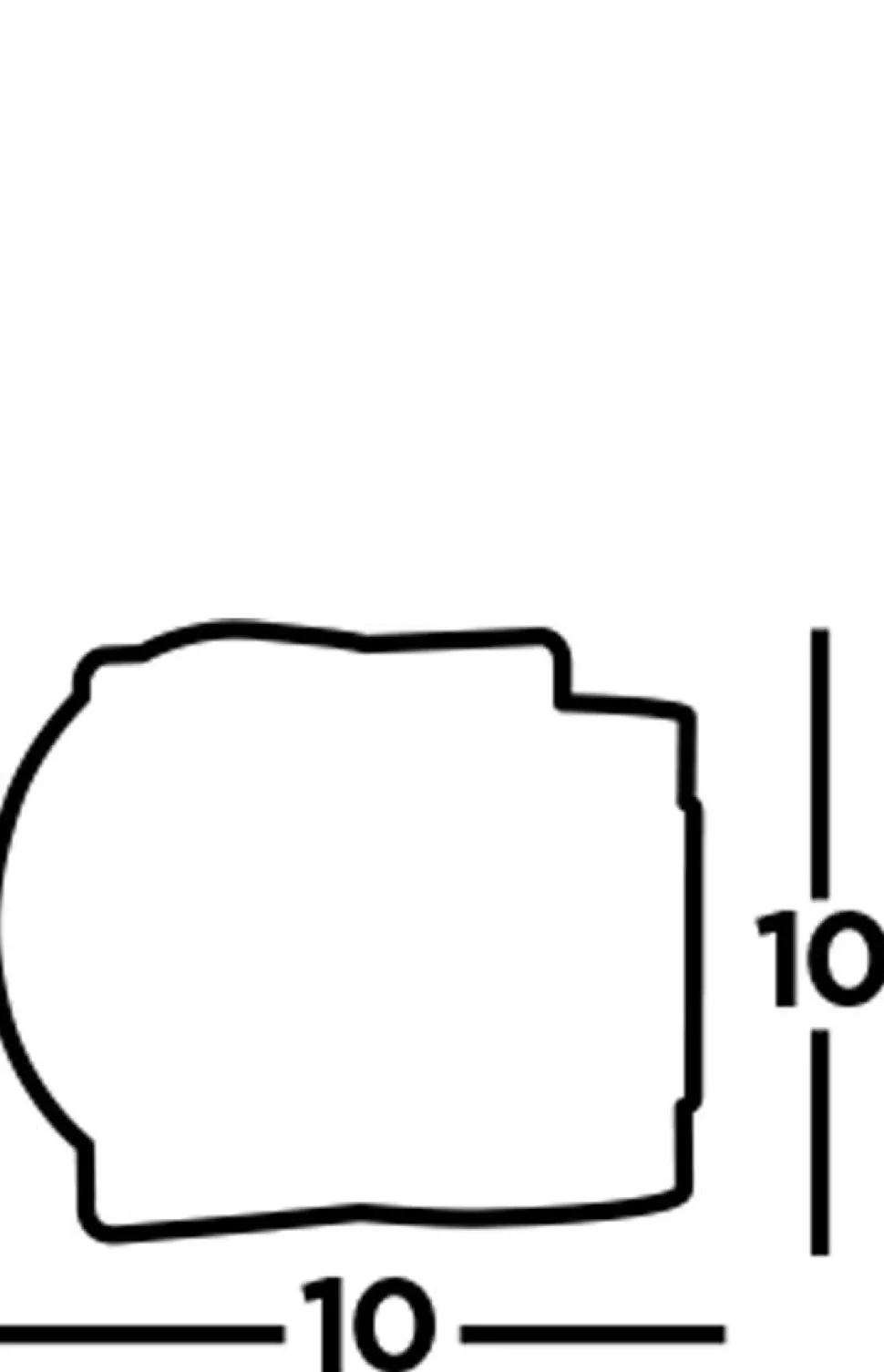 LED Wandlampe Bad Up Down Schalter IP44 Schwarz Klar 3000 K