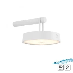 LED Wandlampe Dimmer Touch Schalter IP44 130 lm Weiß