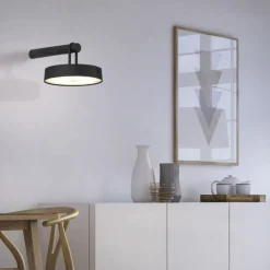 LED Wandlampe Dimmer Touch Schalter IP44 130 lm Schwarz