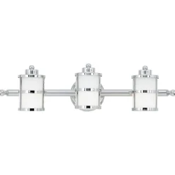 LED Wandlampe ENISA Chrom Metall Glas Bad Leuchte