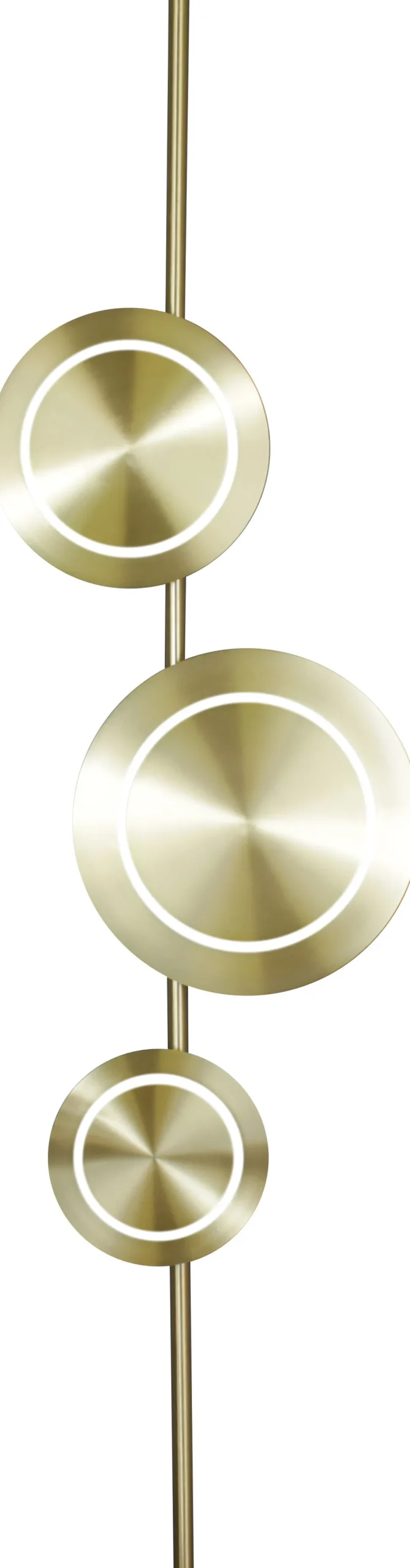LED Wandlampe Gold H:120 cm 18 W 1008 lm 3000 K dimmbar