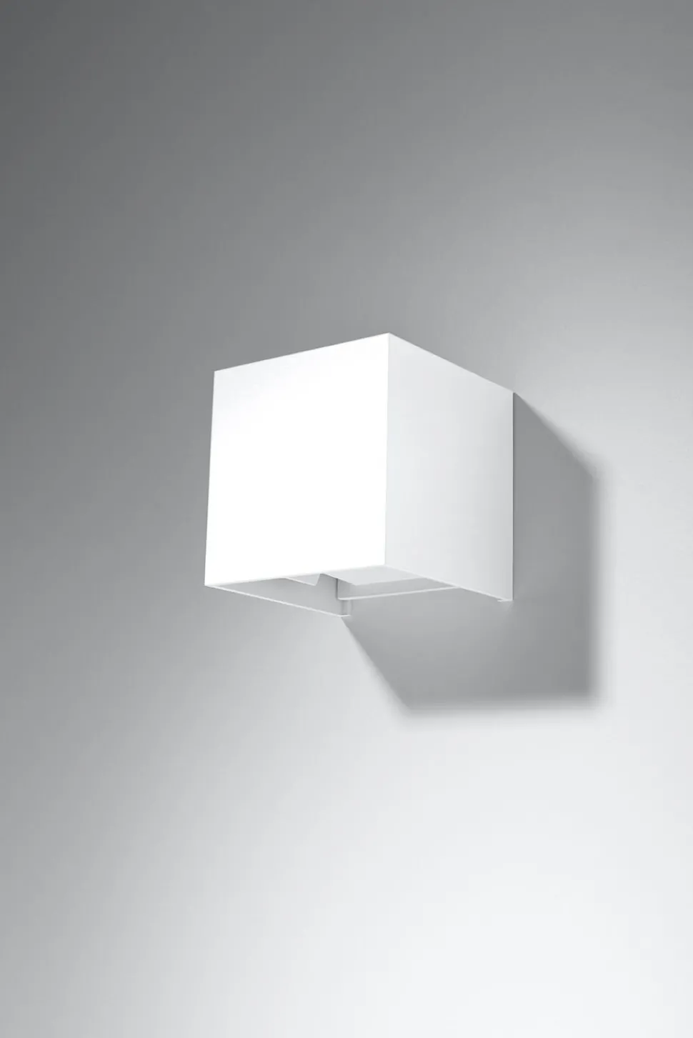 LED Wandlampe JAZZINELLE Weiß quadratisch IP54 Up Down