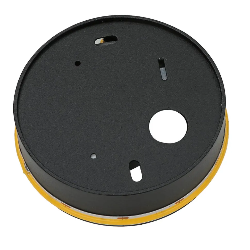 LED Wandlampe Metall Ø 15 cm Braun matt 3000 K 60 lm rund