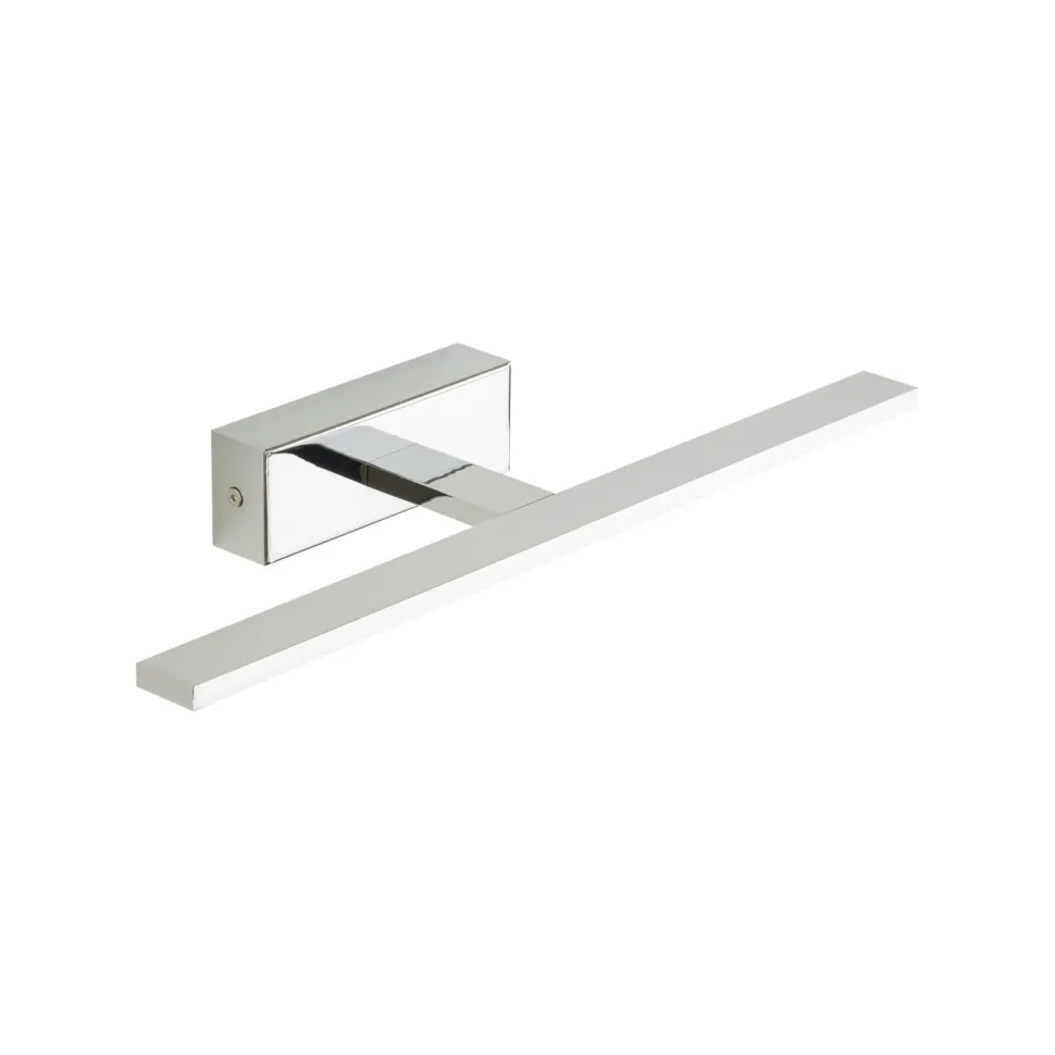 LED Wandlampe Metall 4000 K 41,5 cm lang Chrom SEAN