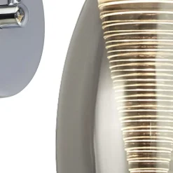 LED Wandlampe mit Schalter Rauchglas 3000 K 202 lm